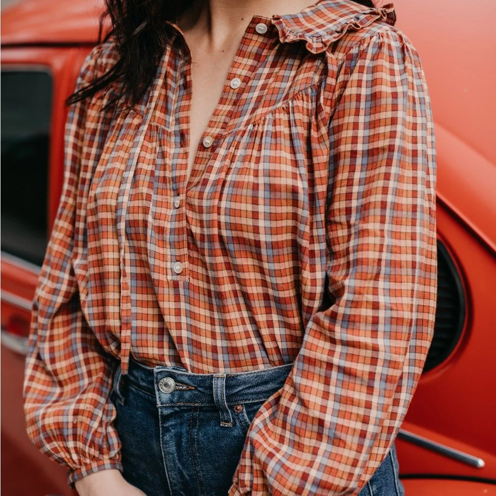 Doen Billie plaid top - Picture 11 of 11